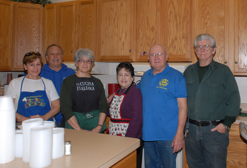 Gathered at the Millsboro United Methodist Church are (l-r) Helen Domozzch, church member; Ed Fufaro, UNICO member Delmarva Chapter; Maria Teresa Morrison, UNICO member Rehoboth Area Chapter; Monica Viana, UNICO member Rehoboh Area Chapter; Nick Varrato, UNICO member, Delmarva Chapter; and Lester Haus, American Legion Post 28 member. SOURCE SUBMITTED